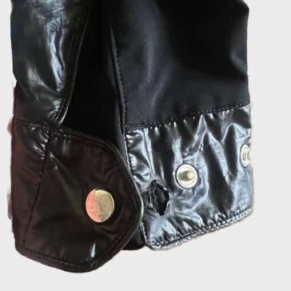 Belfast Vintage Women Motorcycle Jacket - Black - EU Size 44 - Picture 7 of 9